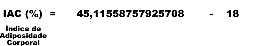 Formula do IAC - 5