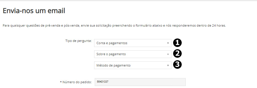 Como solicitar um reembolso do site Bang good