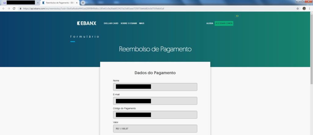 Como solicitar um reembolso do site Bang good