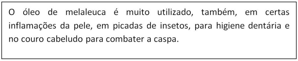 Óleo de melaleuca onde comprar?